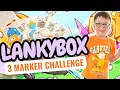 LankyBox 3 Marker Challenge Can We Pick the BEST Colours