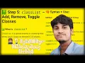 Day 2 Master classList in JavaScript Add Remove Toggle CSS Classes Easily