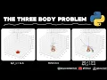 Sensitivity to Initial Conditions Showcase of the 3 Body Problem in Python