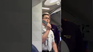 Watch Delta pilot put passengers at ease amid shutdown UPS crash investigation