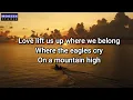 Up Where We Belong - Joe Cocker and Jennifer Warnes (Lyrics Video)