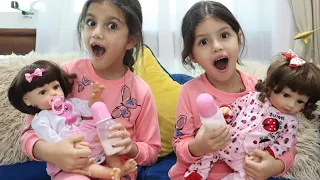 صار عنا بيبي توام 