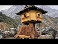 Download Lagu Skilled Man Builds Stunning Tiny Wooden House on Tall Tree in Remote Wilderness Forest 2025