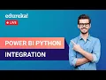 Learn to Integrate Python in Power BI Power BI Tutorial Edureka Power BI Live - 1
