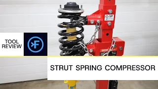 Working on Struts Made Easy reviewing the Hydraulic Spring Compressor from Vevor