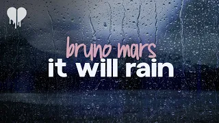 Download bruno mars - it will rain (lyrics) MP3