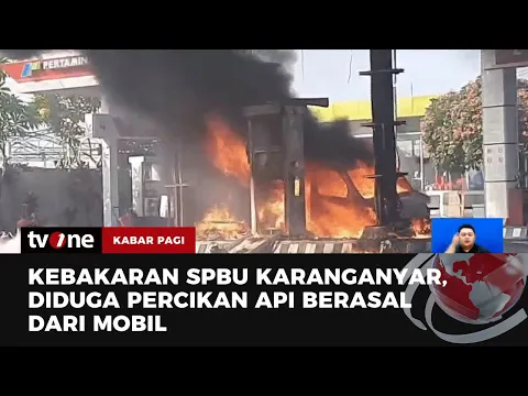 Kebakaran SPBU Diduga Percikan Api Berasal dari Mobil Isi BBM