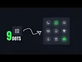 CSS 9 Dots Menu Html CSS Icon Hover Effects OnlineTutorialsYT