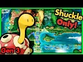 SHUCKLE RETURNS Can I Beat Pokemon Emerald with ONLY Shuckle Pokemon Challenges