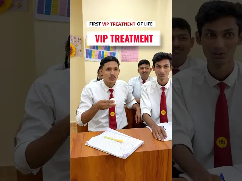First VIP treatment of life😎 #haslebhayi