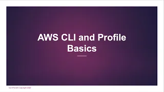 AWS Basics AWSCLI configuration and profile setup to access aws services using command lines