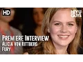 Alicia Von Rittberg Interview - Fury Premiere