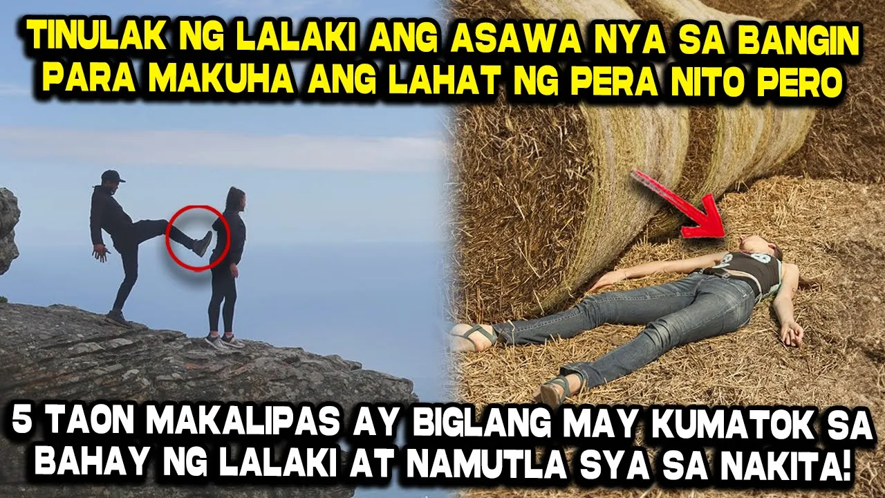Outline Video Tinulak ng Lalaki ang Asawa nya sa Bangin ang Makuha ang Pera nito, Hanggang sa...