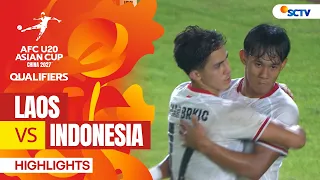 Laos vs Indonesia - Highlights | AFC U20 Asian Cup 2027 Qualifiers