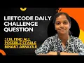 Leetcode 3130 Find All Possible Stable Binary Arrays II Java Recursion Memoization Prefix Sum