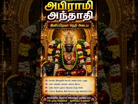 இனிப்பிறவா நெறி அடைய /அபிராமி அந்தாதி | அபிராமி அம்மன் அருள் தரும் பக்திப் பாடல்கள் #devotionalsongs