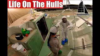 Ep180 – Working for Mates Rates – Finishing the Catamaran Deck Build