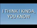 Download Lagu Olivia Rodrigo - I Think I Kinda, You Know (Lyrics)ft. Joshua Bassett