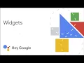 How to integrate Android widgets with Google Assistant