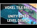 Unity 3-minute Speed Level Design Voxel Tiles Crossy-Road Style Custom Grid System