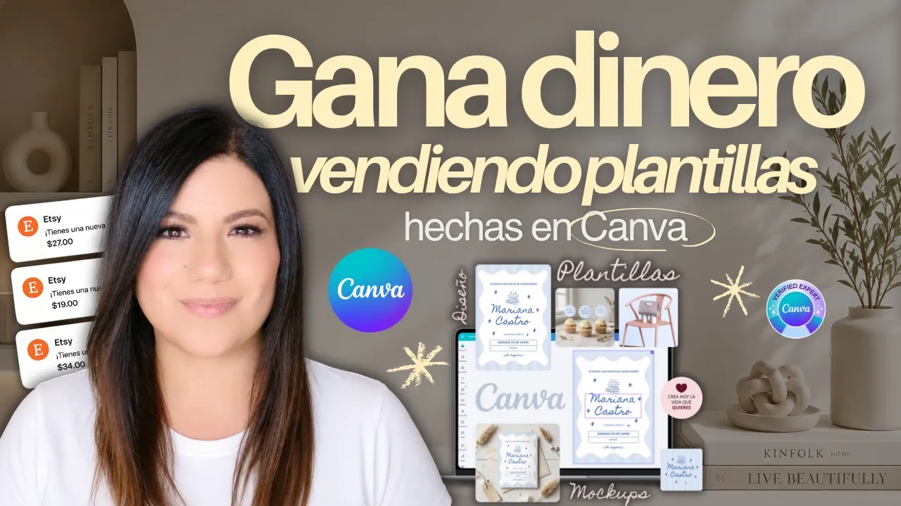 Cómo Vender Plantillas de CANVA en Etsy (Sin Experiencia) 🌟
