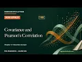 Covariance vs Correlation in Four Minutes Regression with R Python