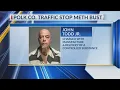 Polk County traffic stop leads to major meth firearms bust