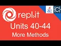 Units 40-44 More Methods CodingBytes Java REPL it speedrun