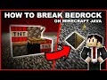 How to Break Bedrock - Java Minecraft 1 21 working up to 26 1 2 and beyond