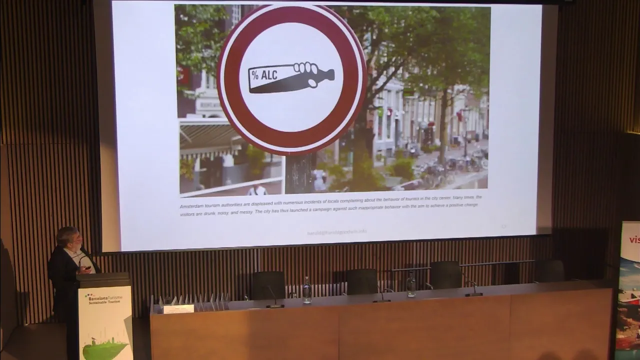 Conference Sr. Harold Goodwin - Barcelona Sustainable Tourism