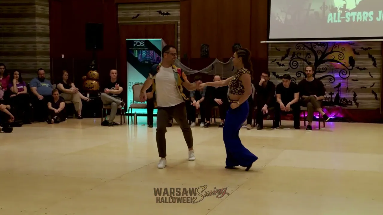 Jérôme Fernandez & Barbara Oliva-Lanza - 1st place All-Stars Jack&Jill - Warsaw Halloween Swing 2024