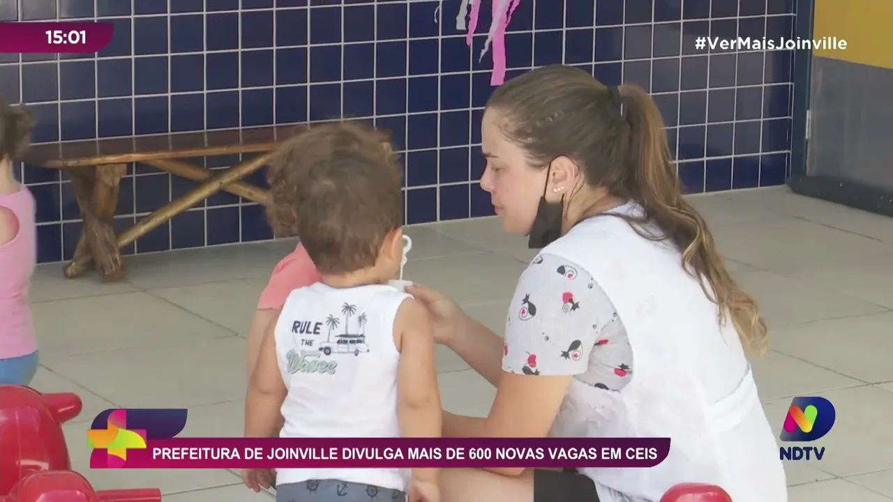 Prefeitura de Joinville divulga mais de 600 novas vagas em CEIs