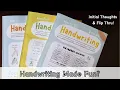 We ll be Trying Handwriting Practice Made Fun Homeschool Curriculum Flip Through Review