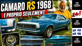 La Camaro RS 1968 d'Origine - 1 Seul Propriétaire!