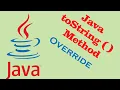 Java toString Method explained toString override toString syntax Java Object class