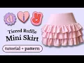 Ruffle Skirt Sewing Tutorial ~ w/ Pattern