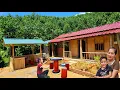 Download Lagu 3 days for Hoa Ca and baby Khoa to complete the concrete dining table and chairs set