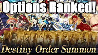 FGO 9th Anniversary Destiny Order Ranking