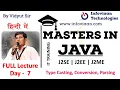 Lecture 7 - Java Type Casting Parsing What is Type Conversion Casting Parsing in Java
