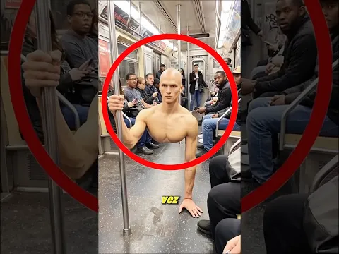 Si alguna vez ves a un hombre así en el tren ¡no te asustes!😱
