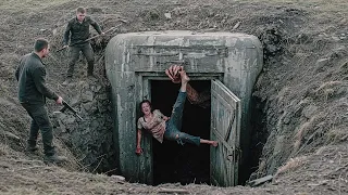 أي حد يدخل المخبأ ده عمره ما بيخرج يا المخلوقات تقتله جواه يا البشر يستن وه برا 