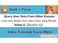 5 Loading user data from other classes in Parse with Swift Using Parse Pointer
