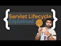 Servlet Lifecycle Explained with doGet doPost Advanced Java Tutorial Hindi English