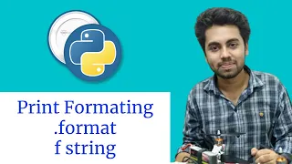 Python Print Formating with Strings dot format f string Python Bangla Tutorial