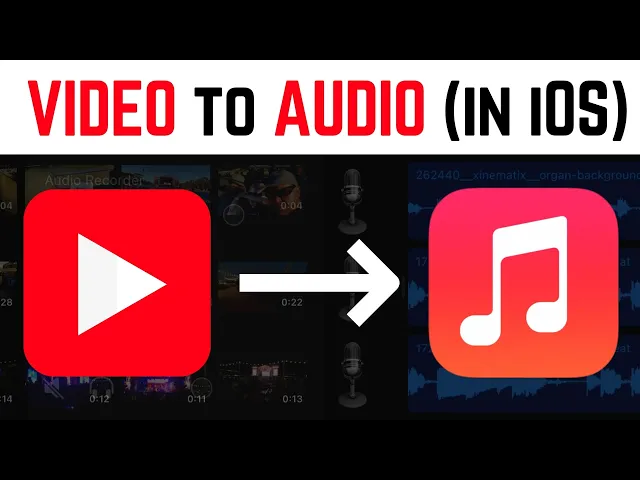 Download MP3 Convert any VIDEO to an AUDIO file on iPhone/iPad (GarageBand iOS)