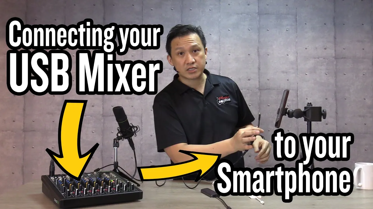 How to Connect your USB Mixer to your Smartphone?