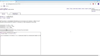 Array-1 unlucky1 Java Tutorial codingbat com