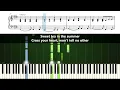 Taylor Swift - seven - Accurate Piano Tutorial with Sheet Music