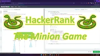 HackerRank Python The Minion Game
