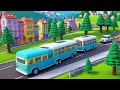 Download Lagu Wheels Go Round in the City | Vehicle Song for Kids | Toddler Learning with City Sounds